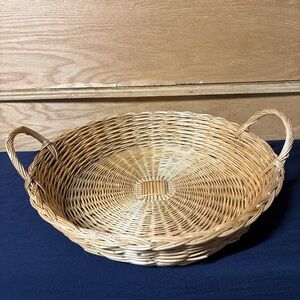 Natural Woven Basket Tray